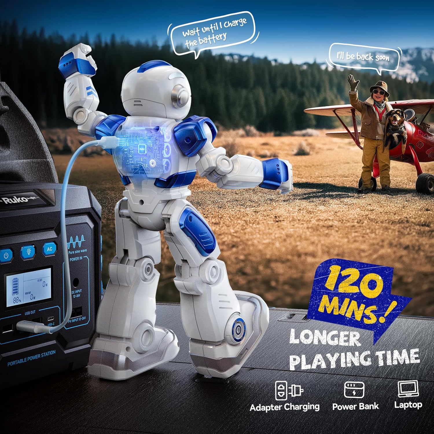 Ruko 6088 Programmable Smart Robot for Kids