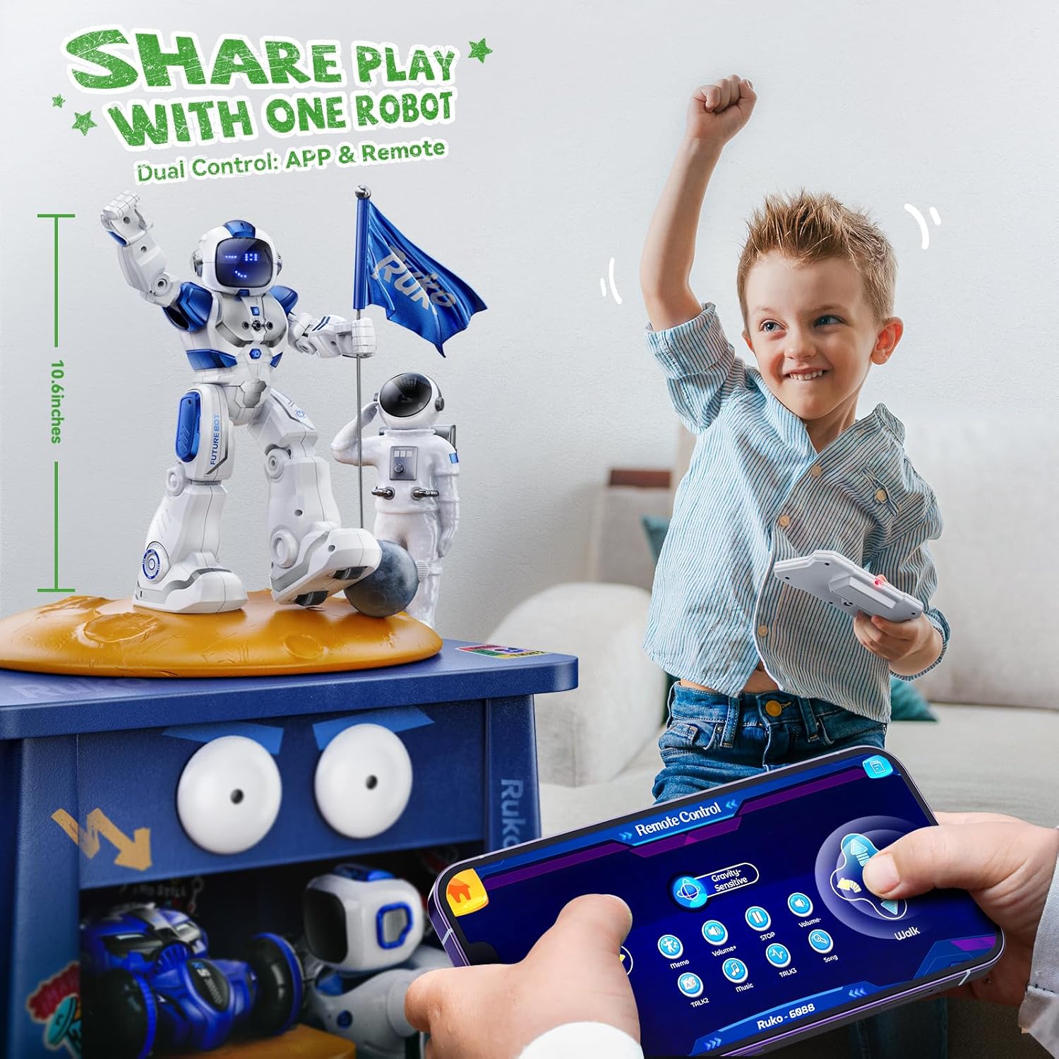 Ruko 6088 Programmable Smart Robot for Kids