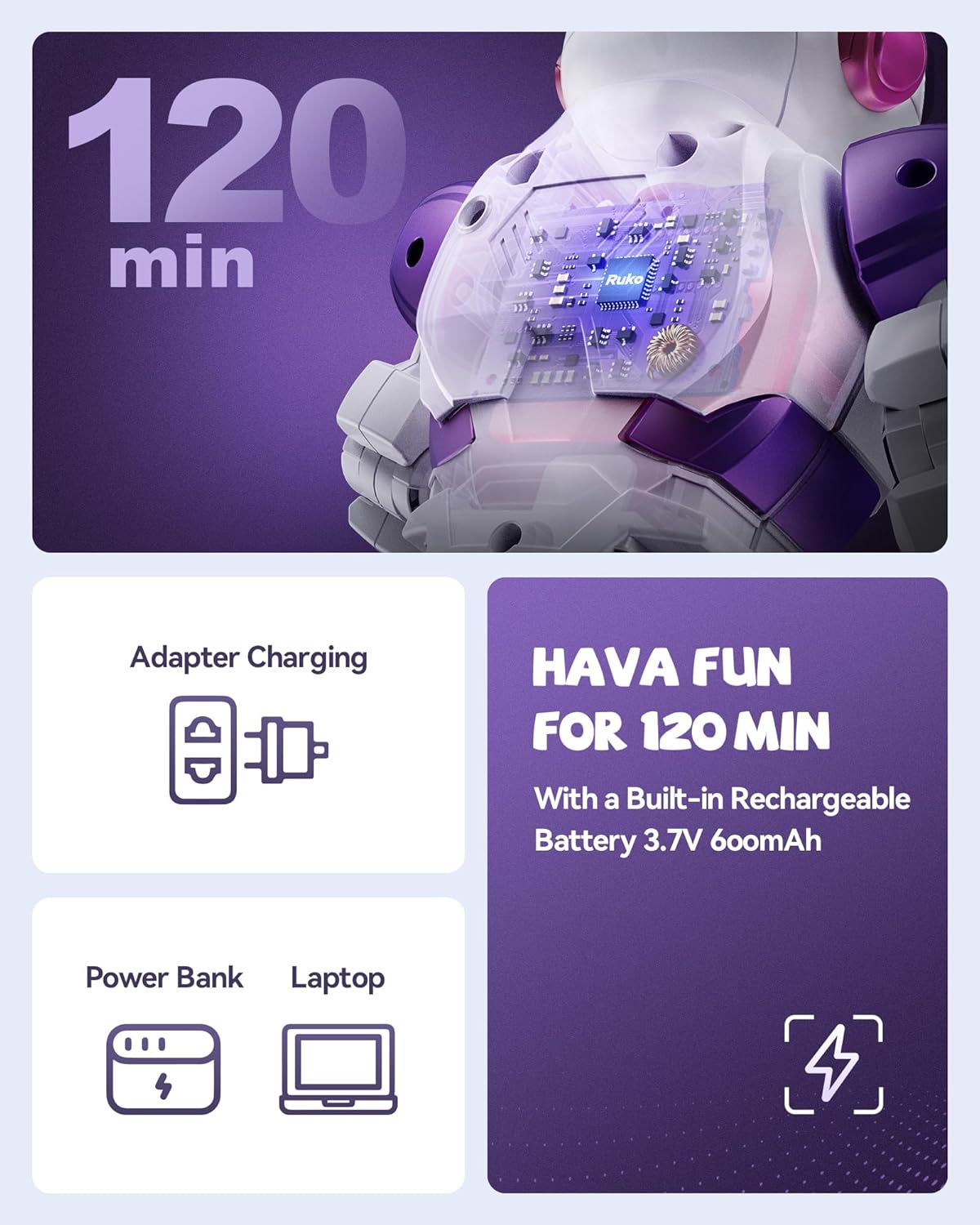 Ruko 6088 Programmable Smart Robot for Kids