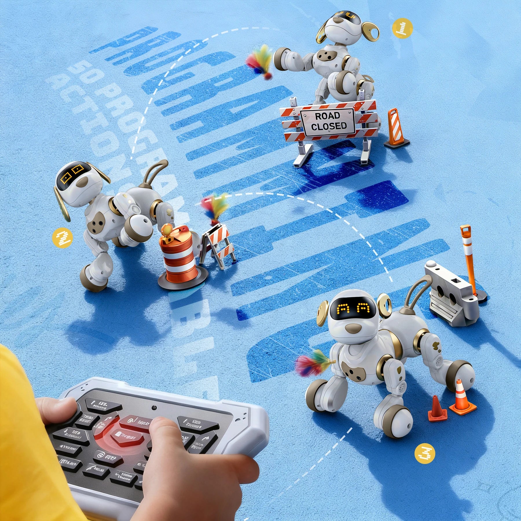 Ruko 18011 RC Robot Dog Toy