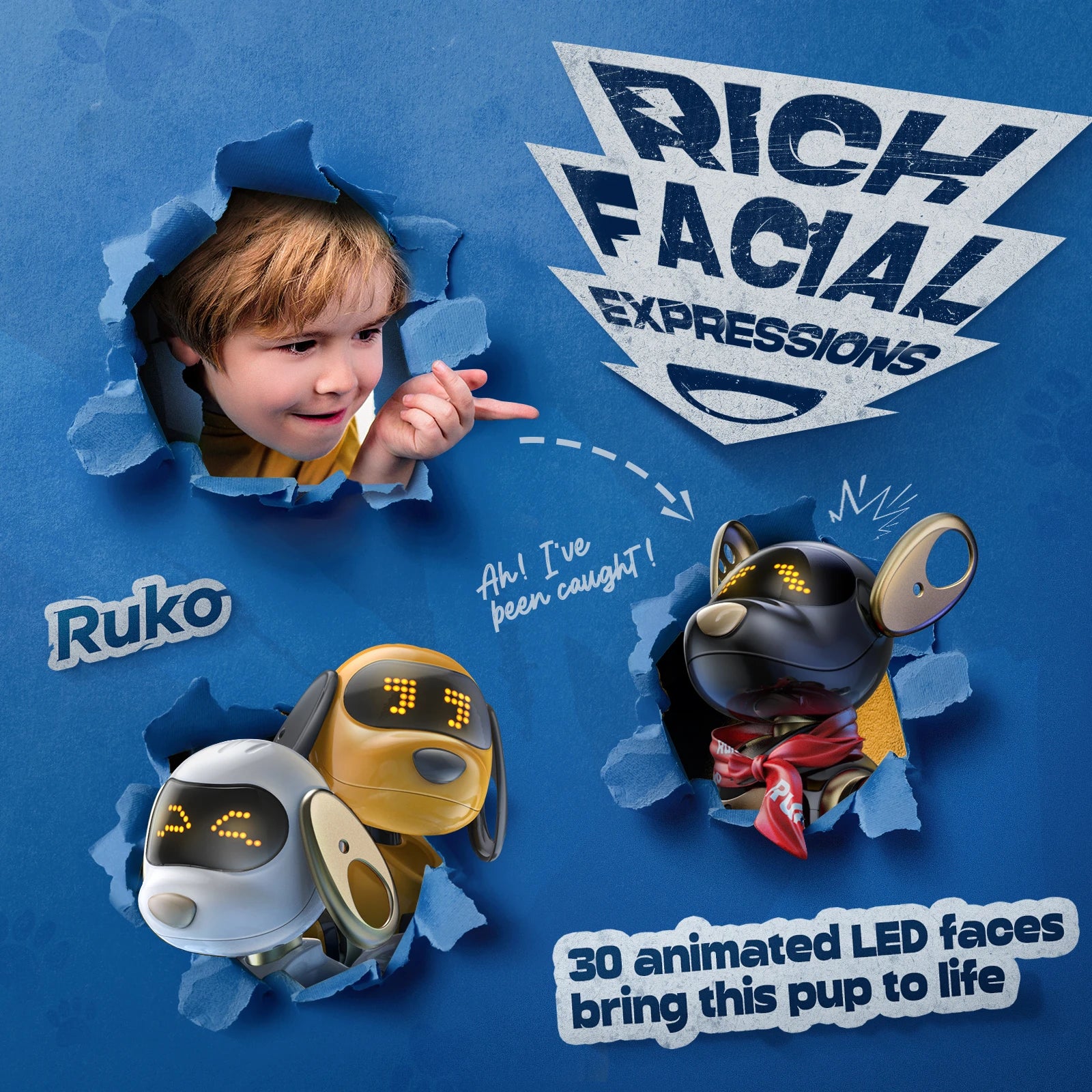 Ruko 18011 RC Robot Dog Toy
