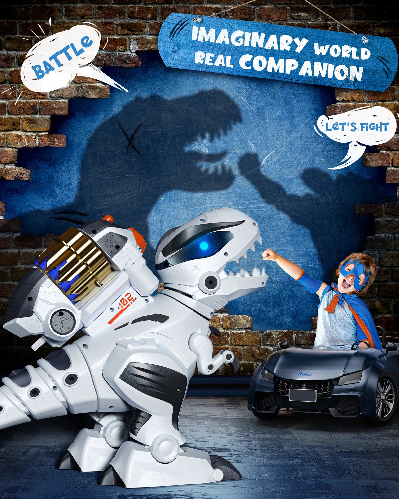 Ruko 8809 RC Dinosaur Smart Robot