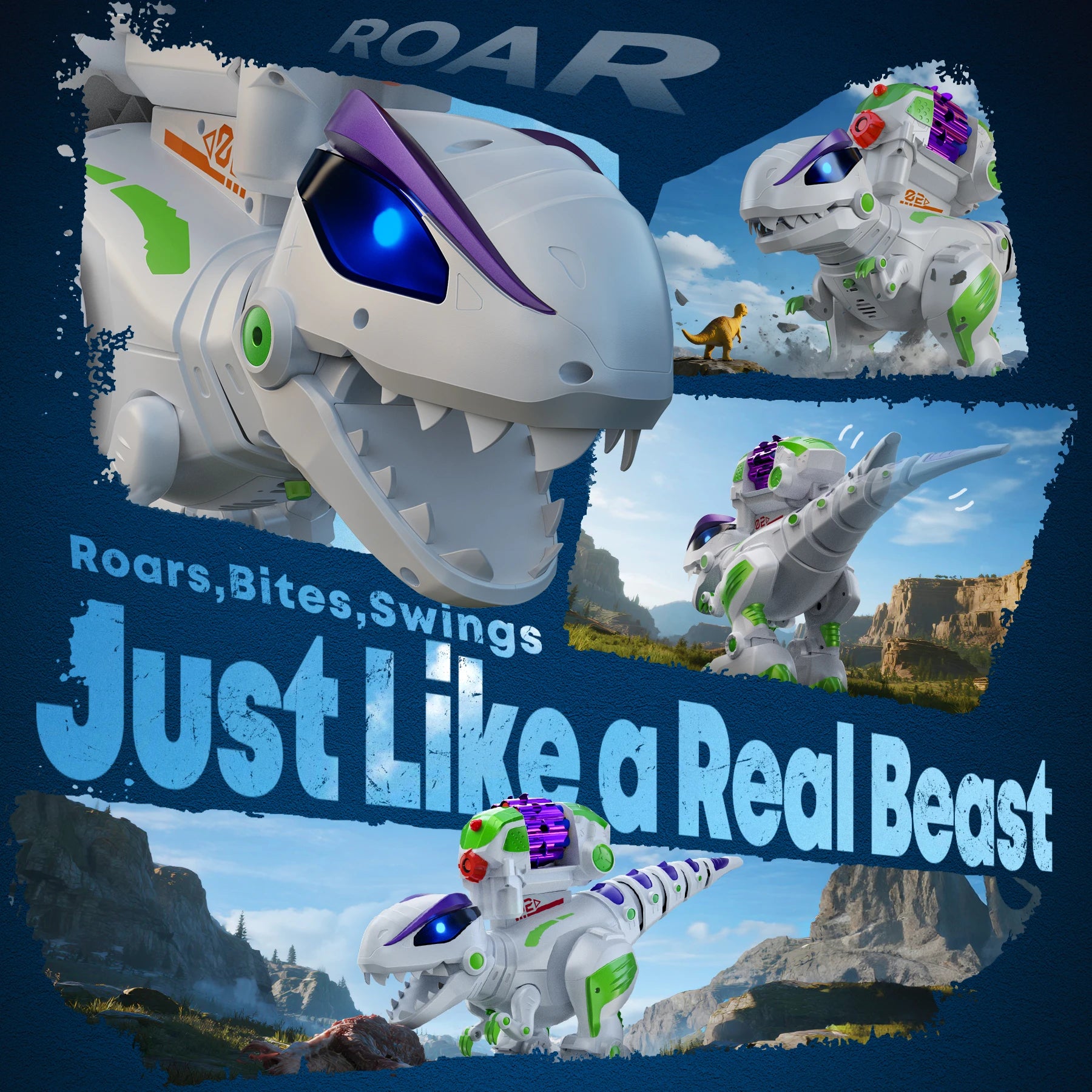Ruko 8809 RC Dinosaur Smart Robot