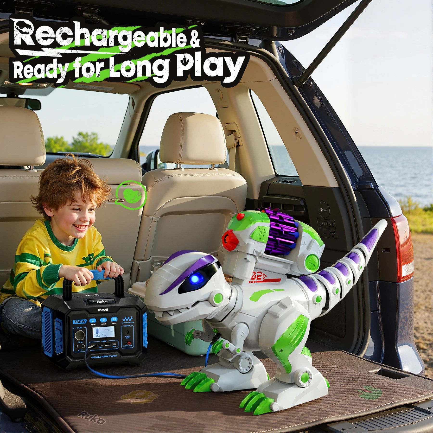 Ruko 8809 RC Dinosaur Smart Robot